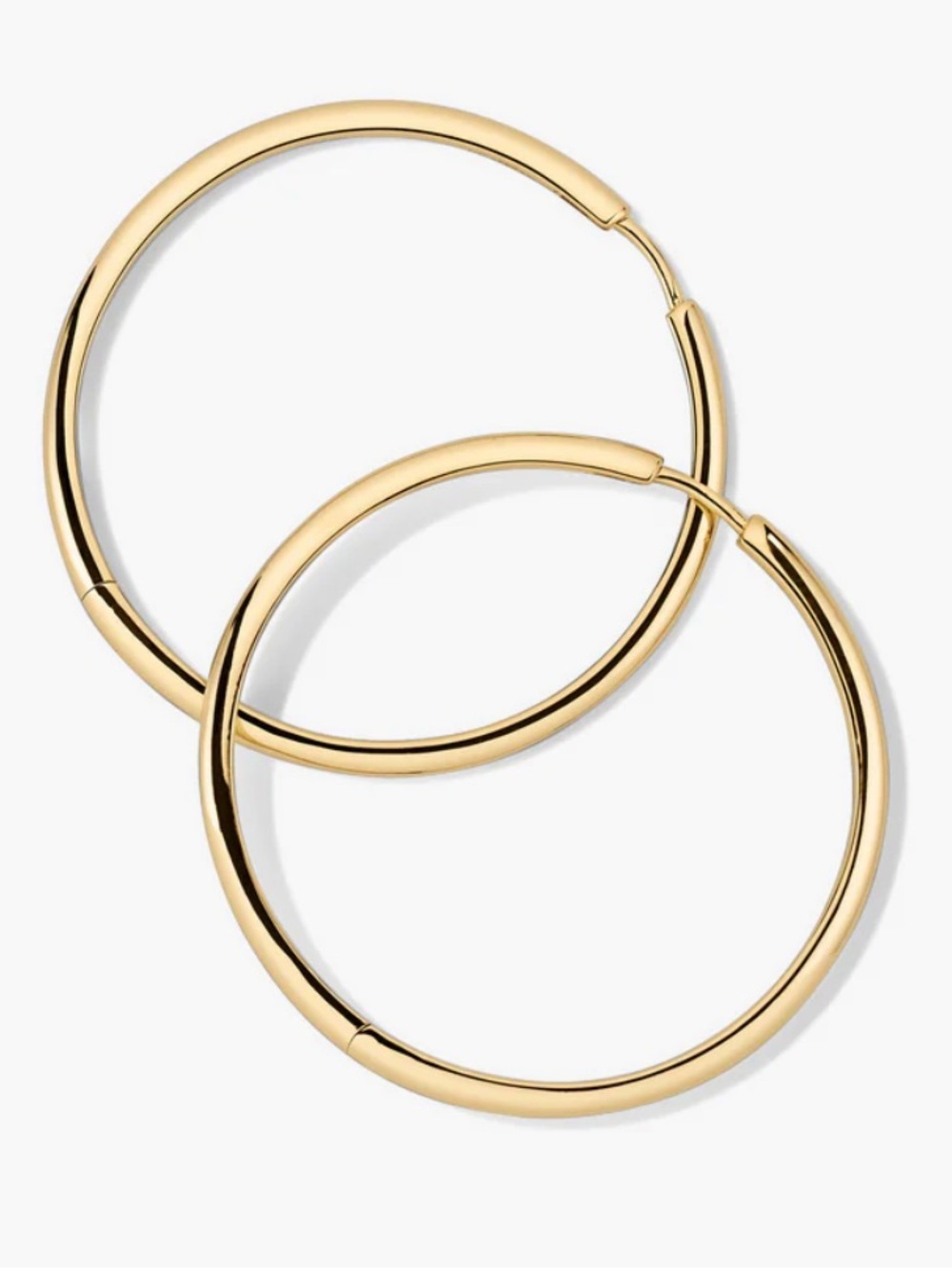 Mejuri 18k Gold Vermeil Tube Oversized Hoops